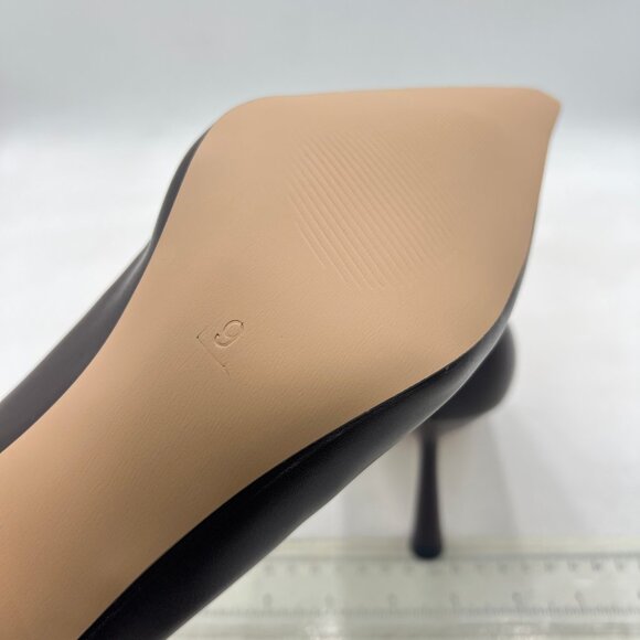 miss left Brown Classic V-Cut Pointed Toe Pumps Slip On High Heel Elegant Shoes - Picture 5 of 8